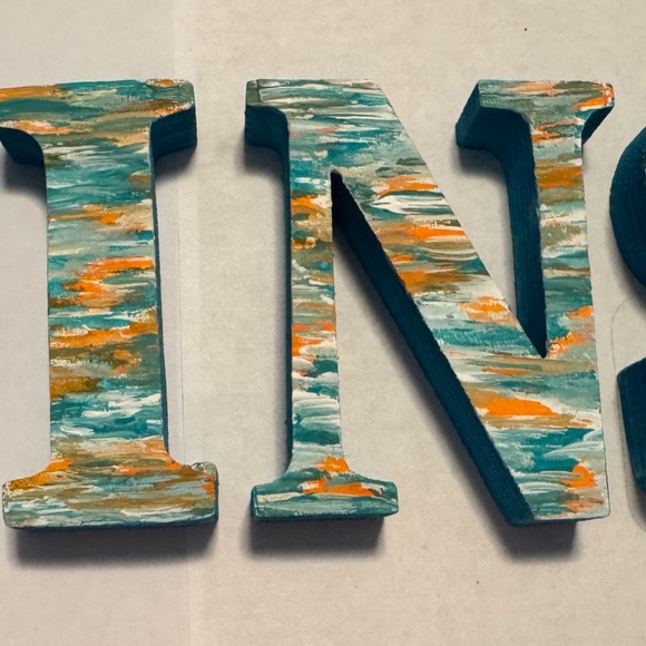 Handpainted letters - Picture 8 of 16